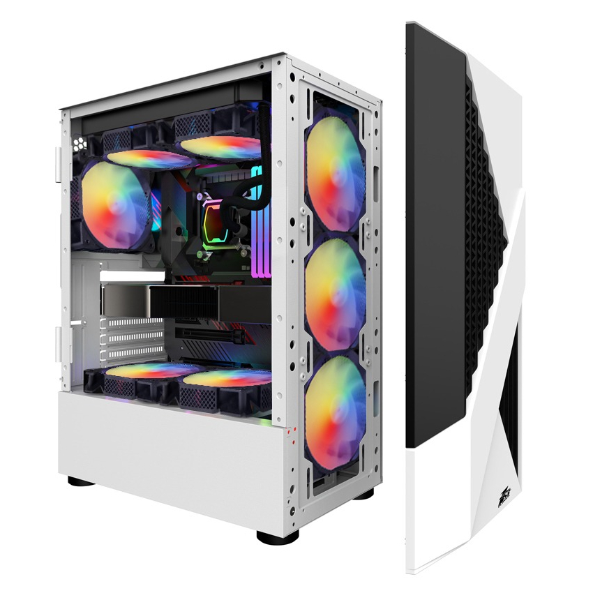 Корпус 1stPlayer F3-A-WH-4F1-PS-600FK-EU White 600W - зображення 4