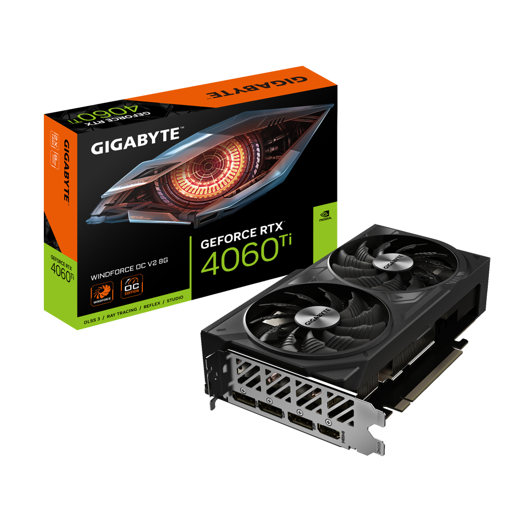 Відеокарта GIGABYTE GeForce RTX4060Ti 8Gb WINDFORCE OC (GV-N406TWF2OCV2-8GD) - зображення 8
