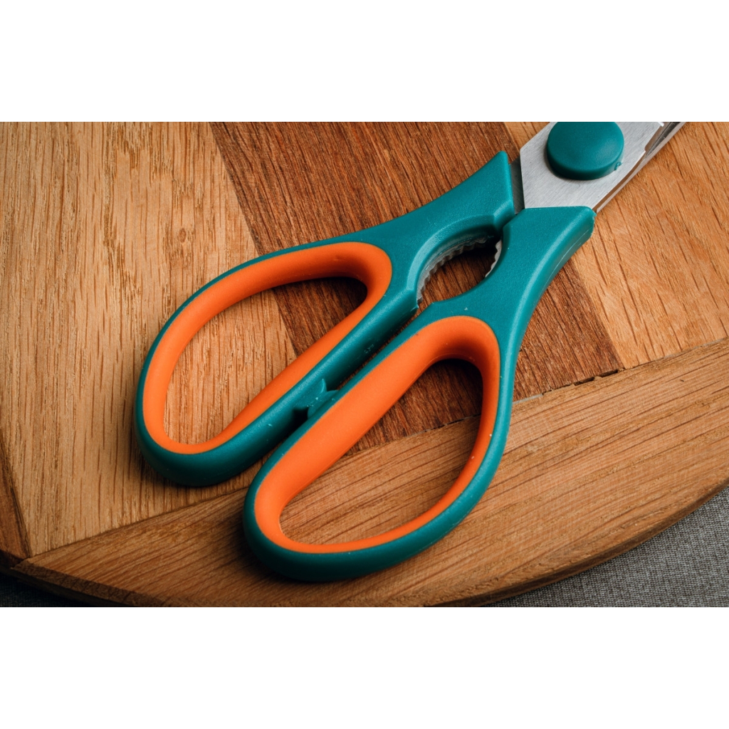 Кухонні ножиці Gusto 21 см Блакитно-помаранчеві (GT-6121) - зображення 3