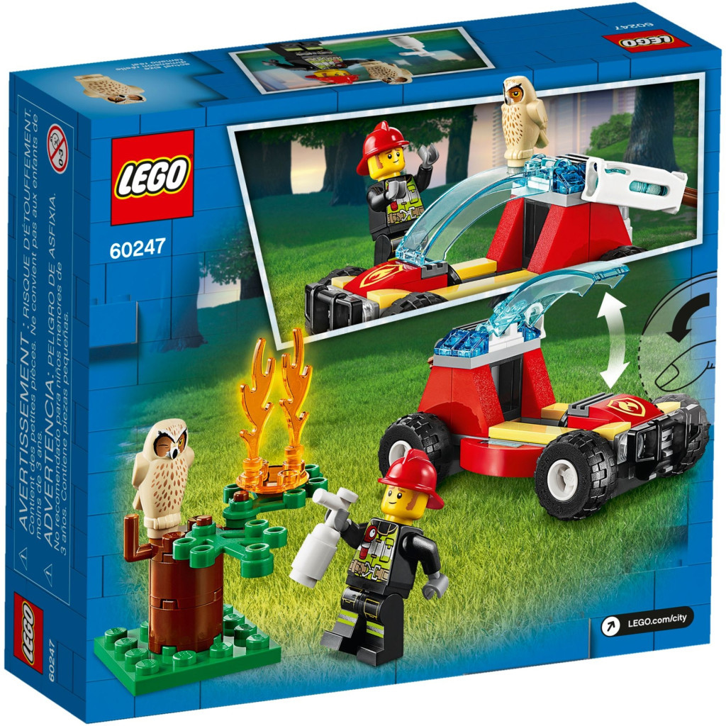 Конструктор LEGO City Fire Пожежа в лісі 84 деталі (60247) - зображення 5