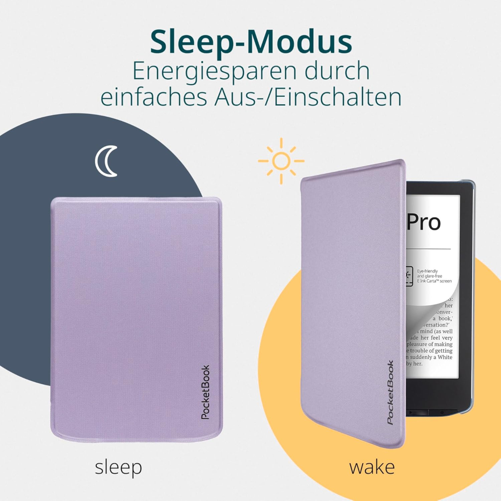 Чохол до електронної книги Pocketbook 619_629_634 Shell-TR Light Purple (SH-TR-634-LPL-WW) - зображення 3