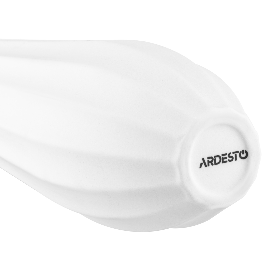 Ваза Ardesto Molize, 8.5х27.5см, порцеляна, білий (AR3810W) - зображення 5