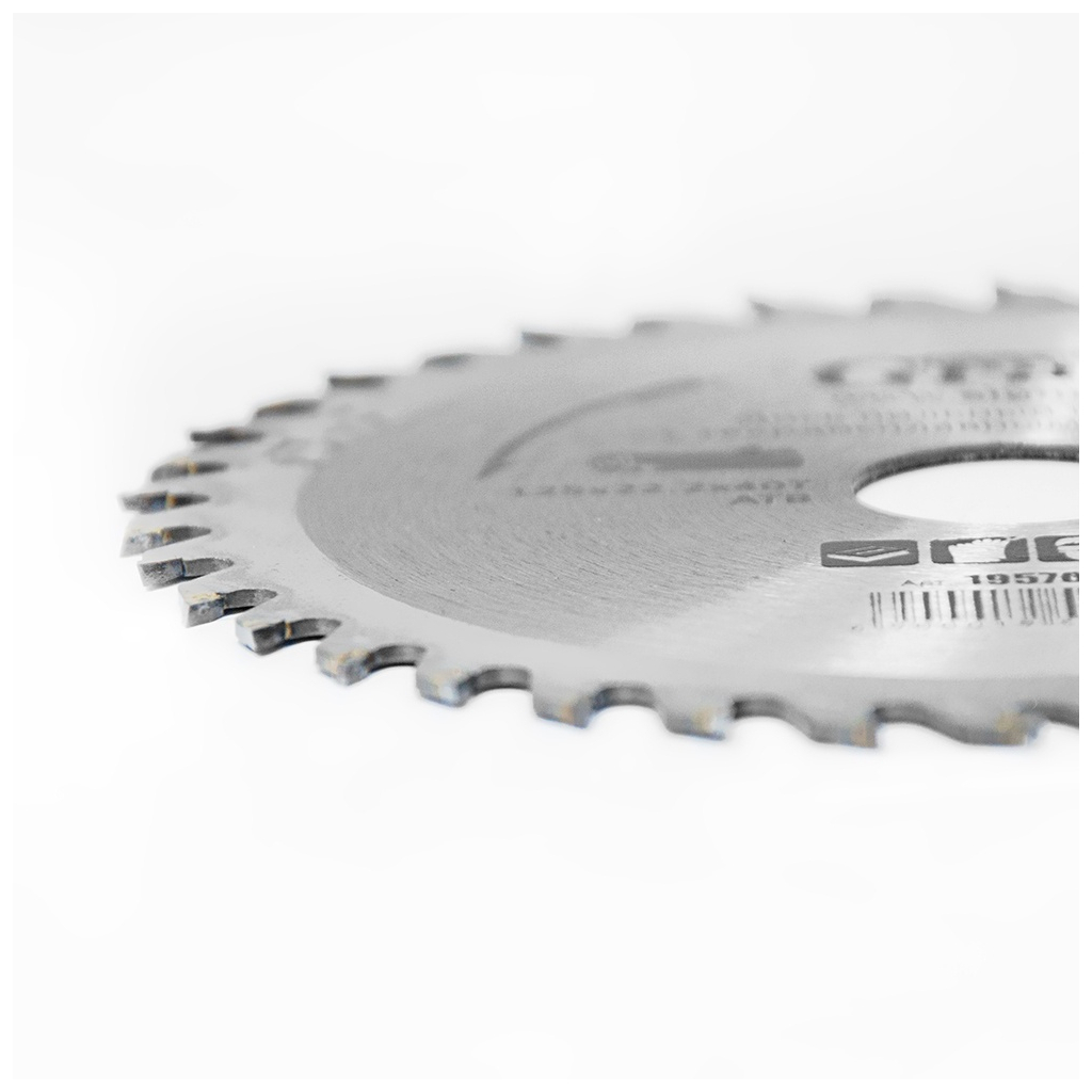 Круг відрізний Grad по дереву з твердосплавними напайками Ø125×22.2×40Т, 10000об/хв (1957045) - зображення 2