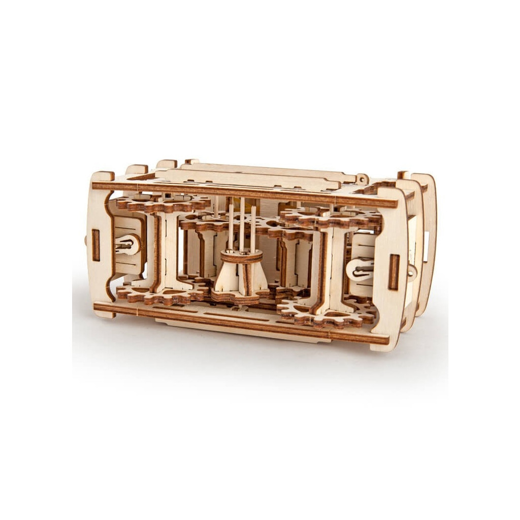 Збірна модель Ugears механічний Трамвай з рейками (70008) - зображення 3