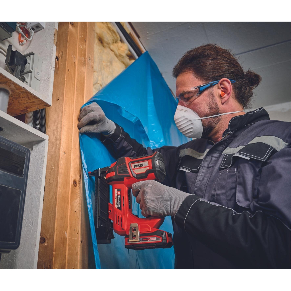 Степлер будівельний Einhell FIXETTO 18/38 Solo PXC 18В під скоби 10-38мм 60п/хв (без АКБ та ЗП) (4257785) - изображение 4