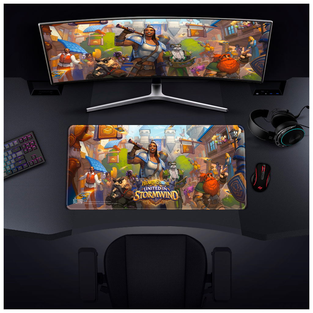 Килимок для мишки Blizzard Heartstone United in Stormwind XL Speed (FBLMPHSUNSTWD21XL) - зображення 4