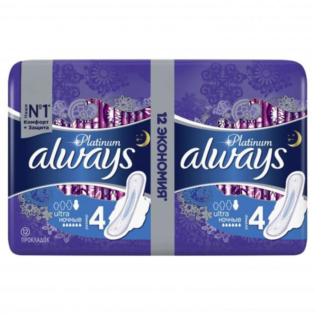 Гігієнічні прокладки Always Ultra Night 12 шт (8001090430748) - зображення 2