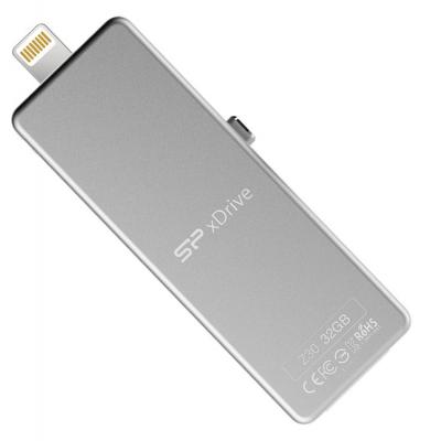 USB флеш накопичувач Silicon Power 32GB xDrive Z30 White USB 3.0/Lightning (SP032GBLU3Z30V1W) - зображення 7