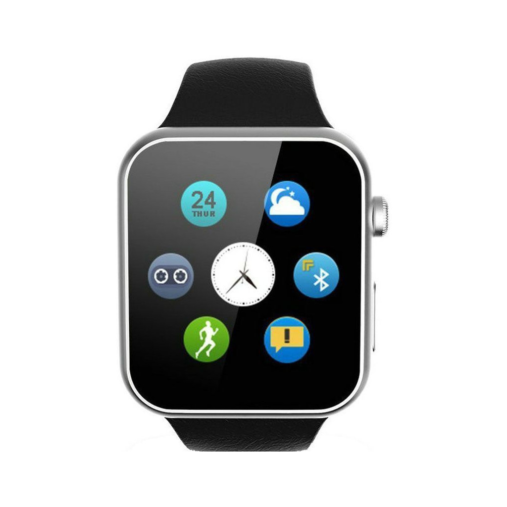 Смарт-годинник UWatch Smart A9 Pulse Silver (F_50707) - зображення 2