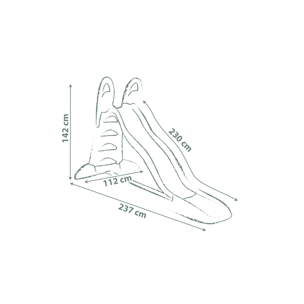 Гірка Smoby Life Подвійна хвиля з водним ефектом (7600820304) - зображення 4