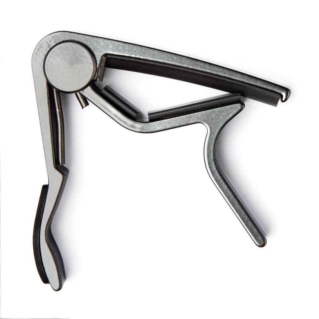 Каподастр Jim Dunlop Trigger Capo Acoustic Curved Smoked Chrome (83CS) - зображення 1
