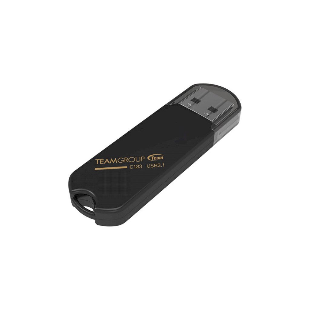USB флеш накопичувач Team 64GB C183 Black USB 3.1 (TC183364GB01) - зображення 2