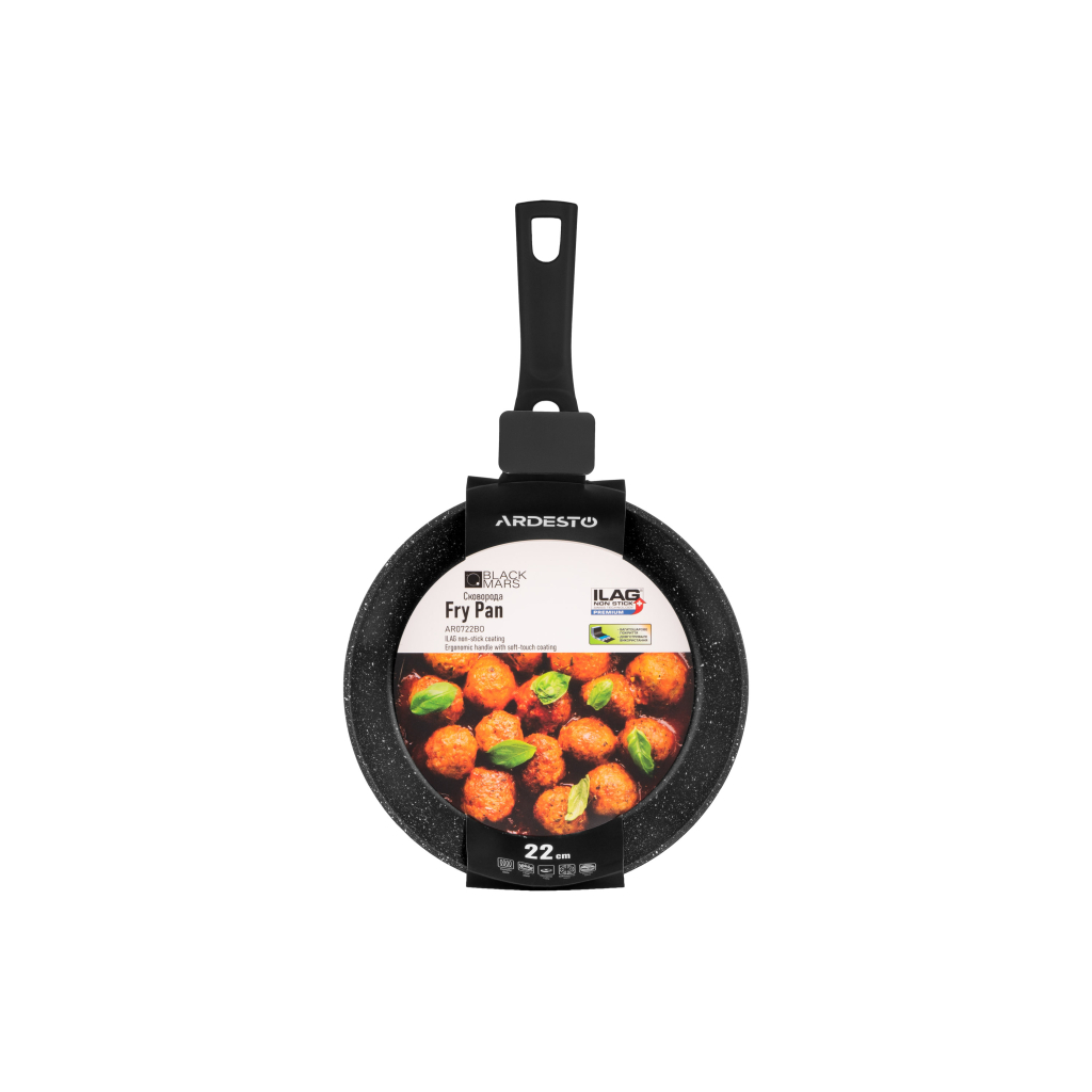 Сковорода Ardesto Black Mars Orion 22 см (AR0722BO) - зображення 2