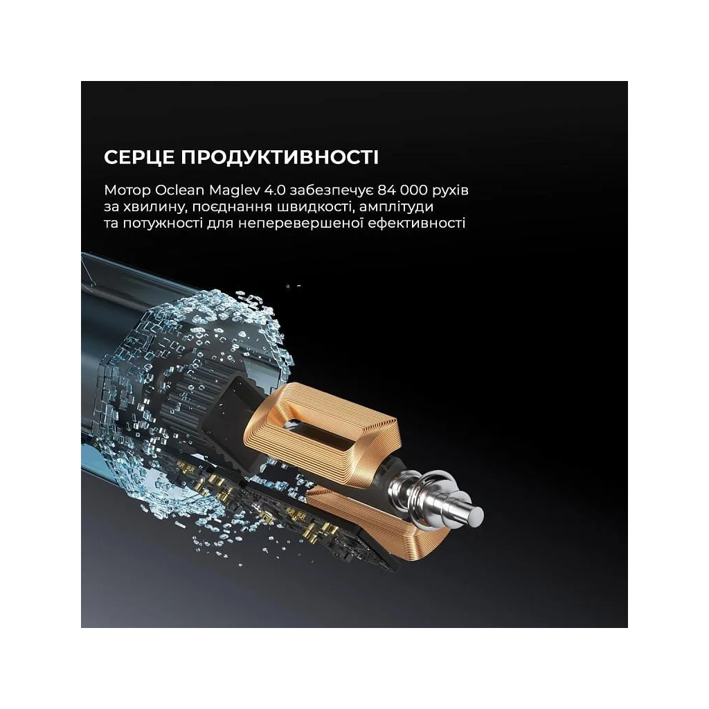 Електрична зубна щітка Oclean X Pro 20 Set Electric Toothbrush Black (6970810556964) - зображення 7