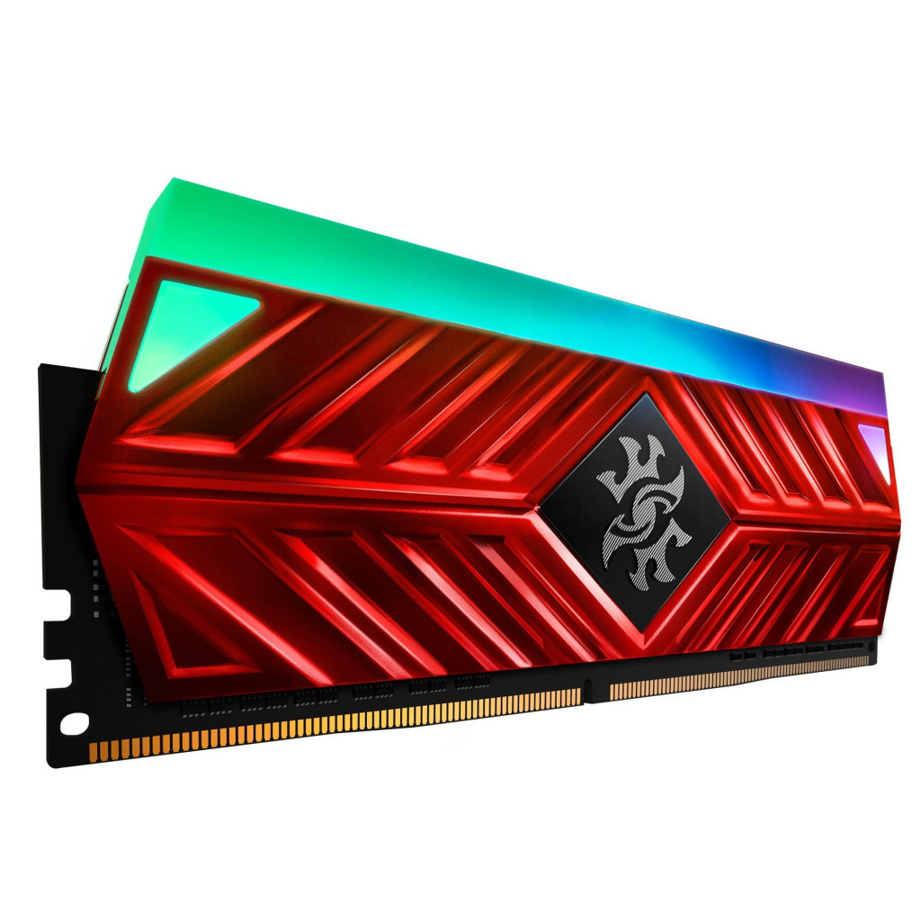 Модуль пам'яті для комп'ютера DDR4 8GB 4133 MHz XPG Spectrix D41 Red ADATA (AX4U413338G19-SR41) - зображення 2