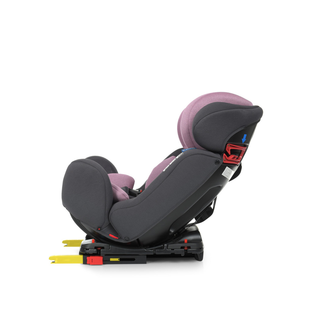 Автокрісло El Camino ME 1041 BRAVO ISOFIX 0-36 кг violet - зображення 6