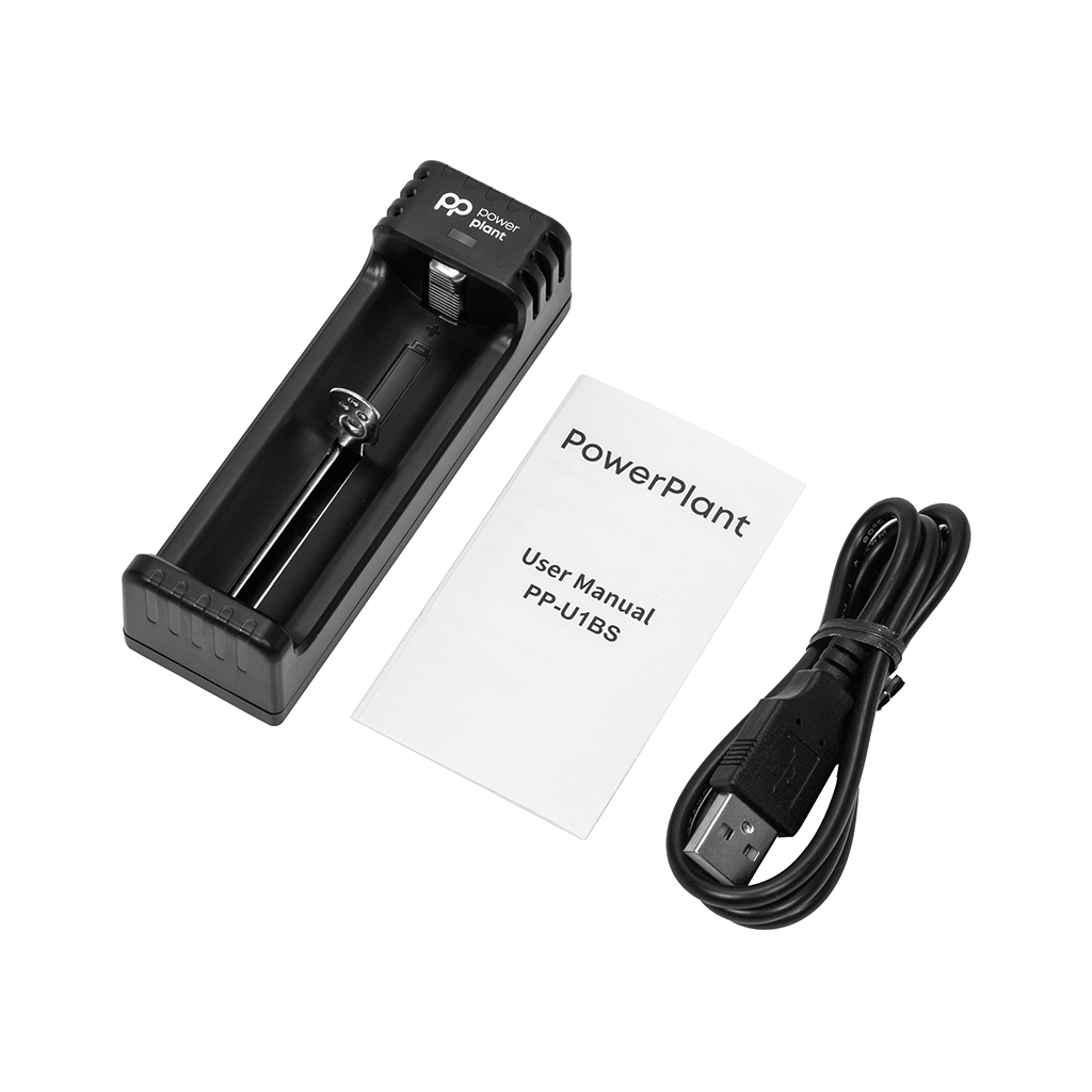 Зарядний пристрій для акумуляторів PowerPlant PP-U1BS (Li-ion / input DC 5V/2A) (AA620197) - зображення 4