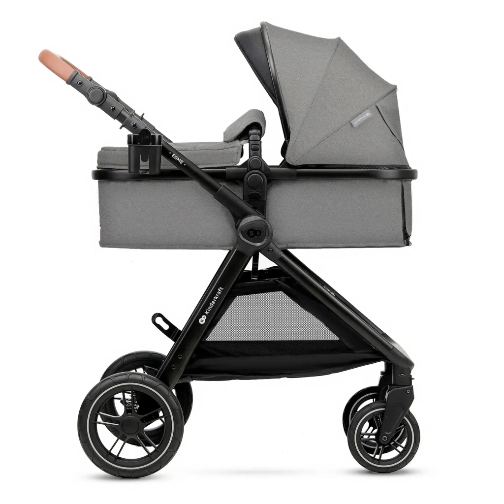Коляска Kinderkraft 3 в 1 Esme Moonlight Grey (KSESME00GRY3000) (5902533925681) - зображення 2