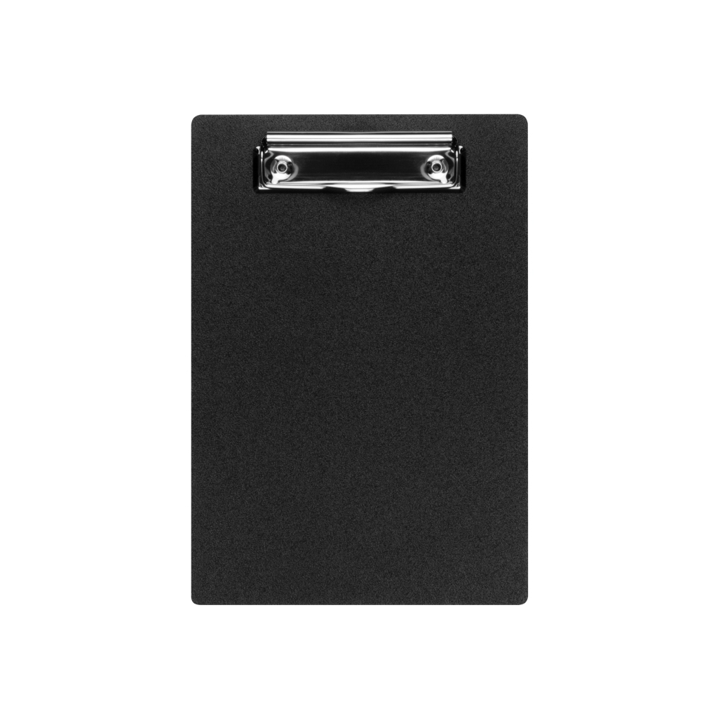 Клипборд-папка Economix A5 з притиском та підвісом, пластик, чорний (E30157-01) - зображення 1