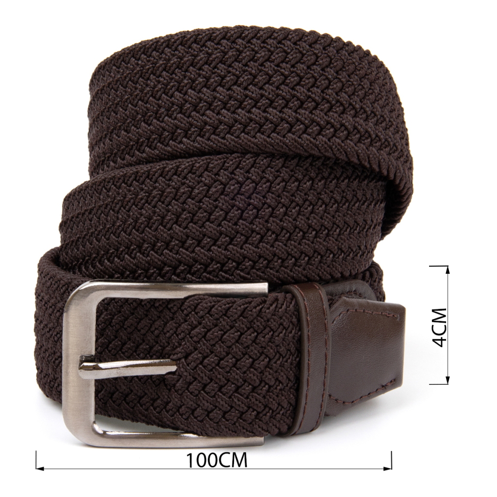 Ремінь Vintage Текстильний Коричневий (20519) - зображення 3