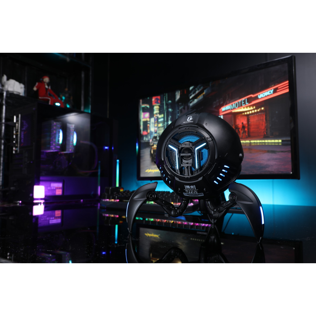 Акустична система GravaStar Mars Pro Zinc Alloy body Bluetooth Black (GRAVASTARG1PRO_BLK) - изображение 4