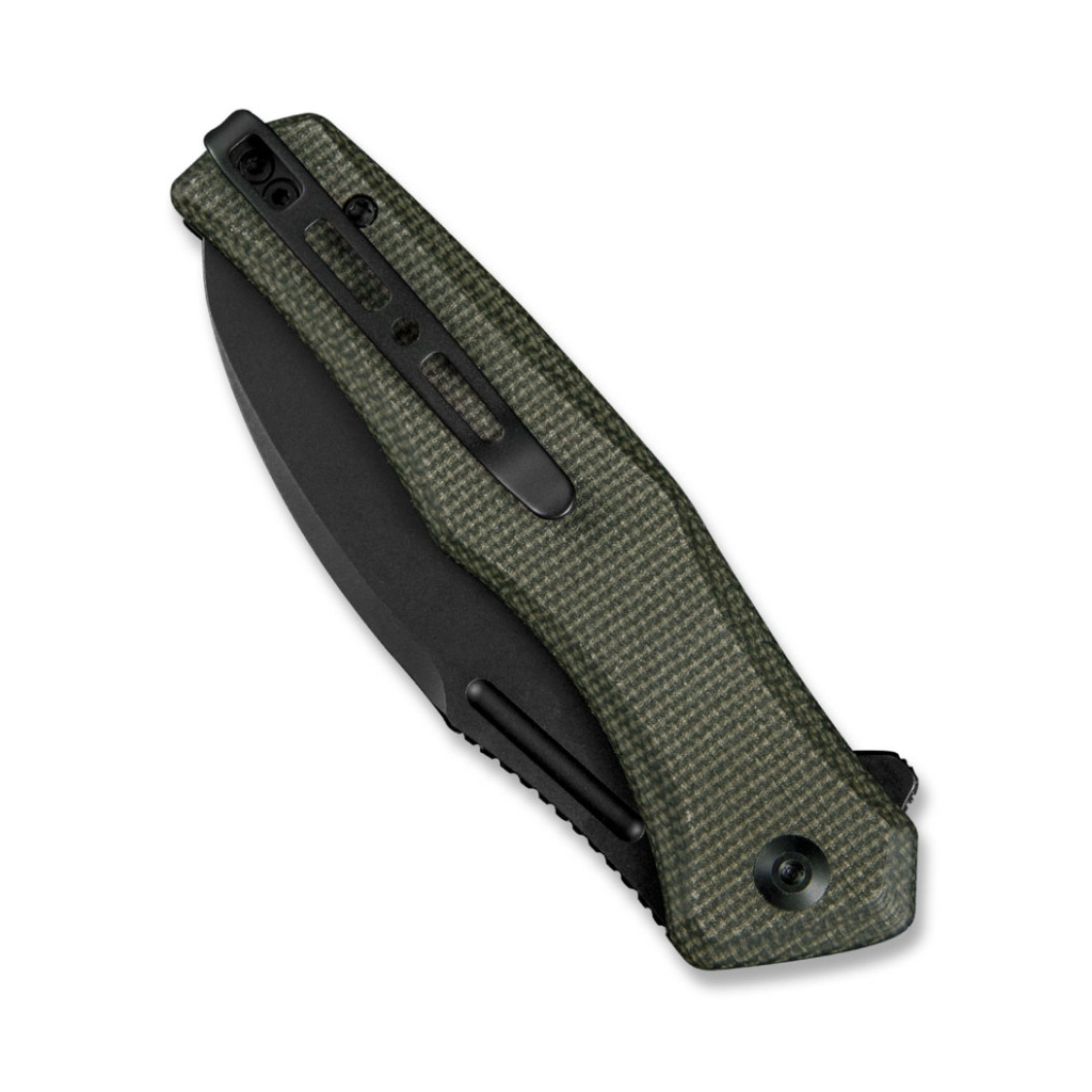 Ніж Sencut Watauga Blackwash Green Micarta (S21011-2) - зображення 6