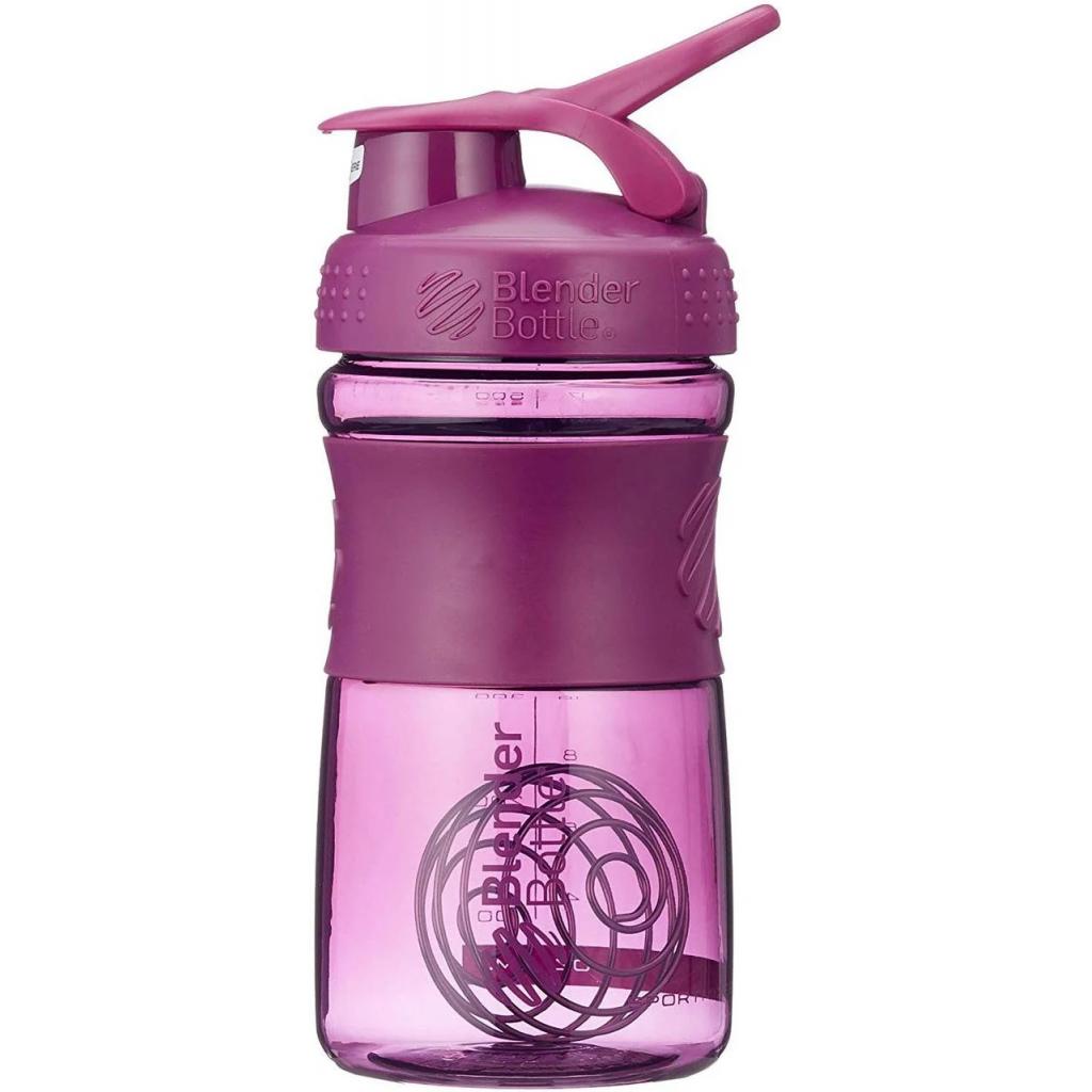 Шейкер спортивний BlenderBottle SportMixer 590ml Plum ORIGINAL (SM 20oz Plum) - зображення 5