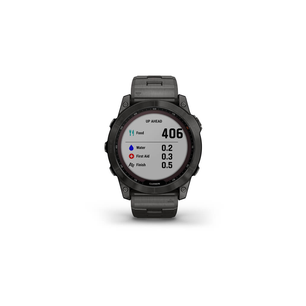 Смарт-годинник Garmin fenix 7X Sapph Sol Carbon Gray DLC Ti, GPS (010-02541-27) - зображення 8