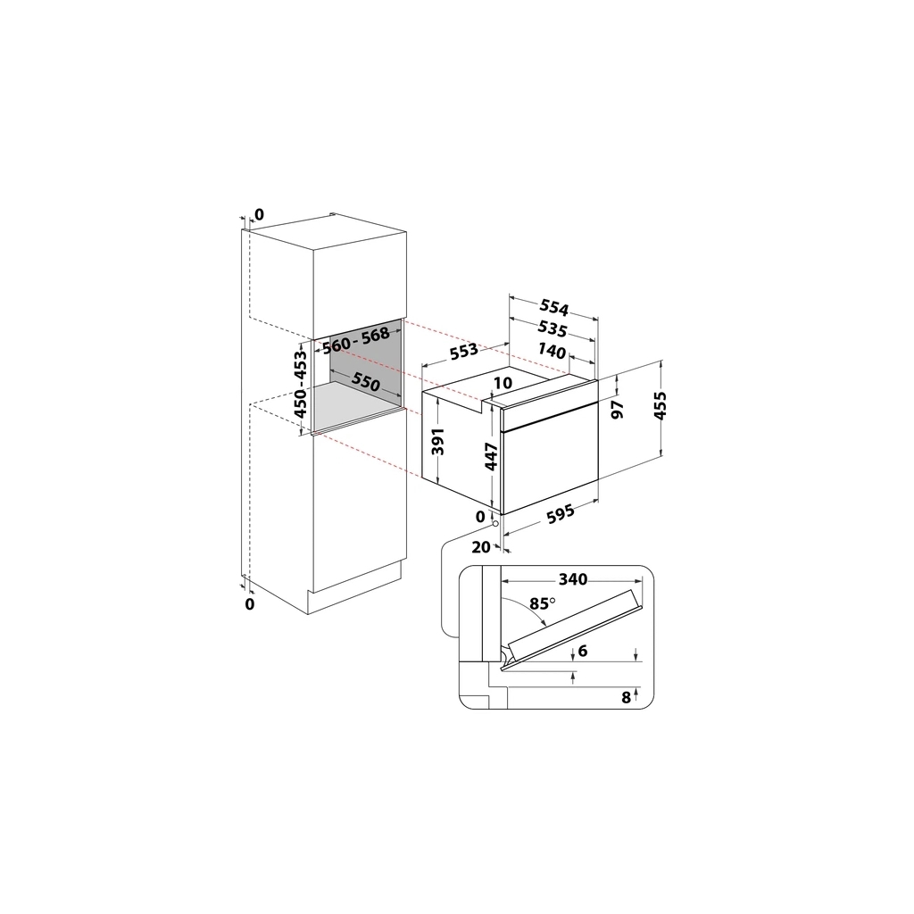 Мікрохвильова піч Whirlpool WMW44HMX - зображення 4