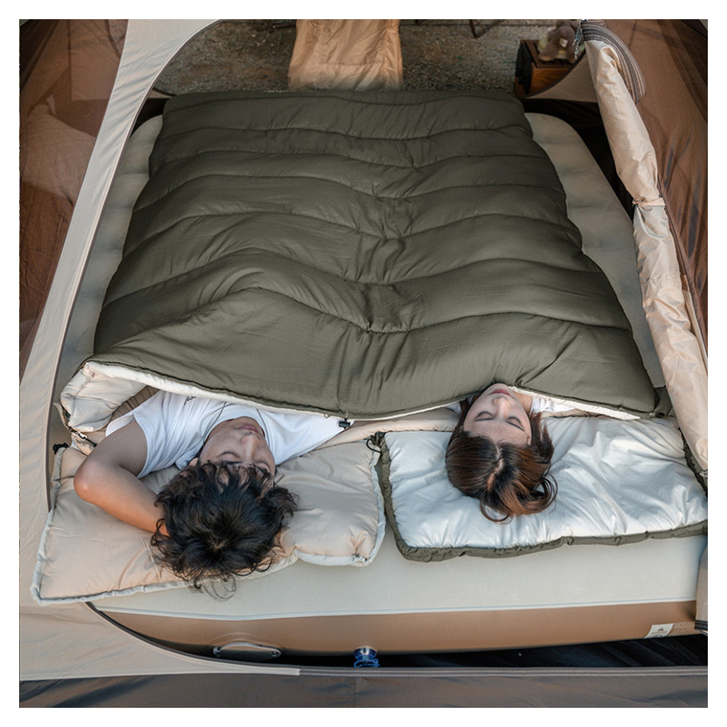 Спальний мішок Naturehike LD250 CNK2300SD016, темно-зелений (6976023921797) - зображення 6