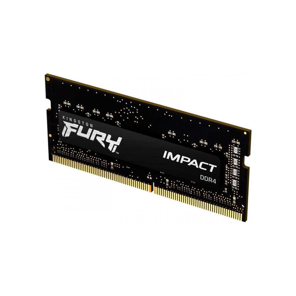 Модуль пам'яті для ноутбука SoDIMM DDR4 32GB (2x16GB) 2933 MHz Impact Black Kingston Fury (ex.HyperX) (KF429S17IBK2/32) - изображение 3