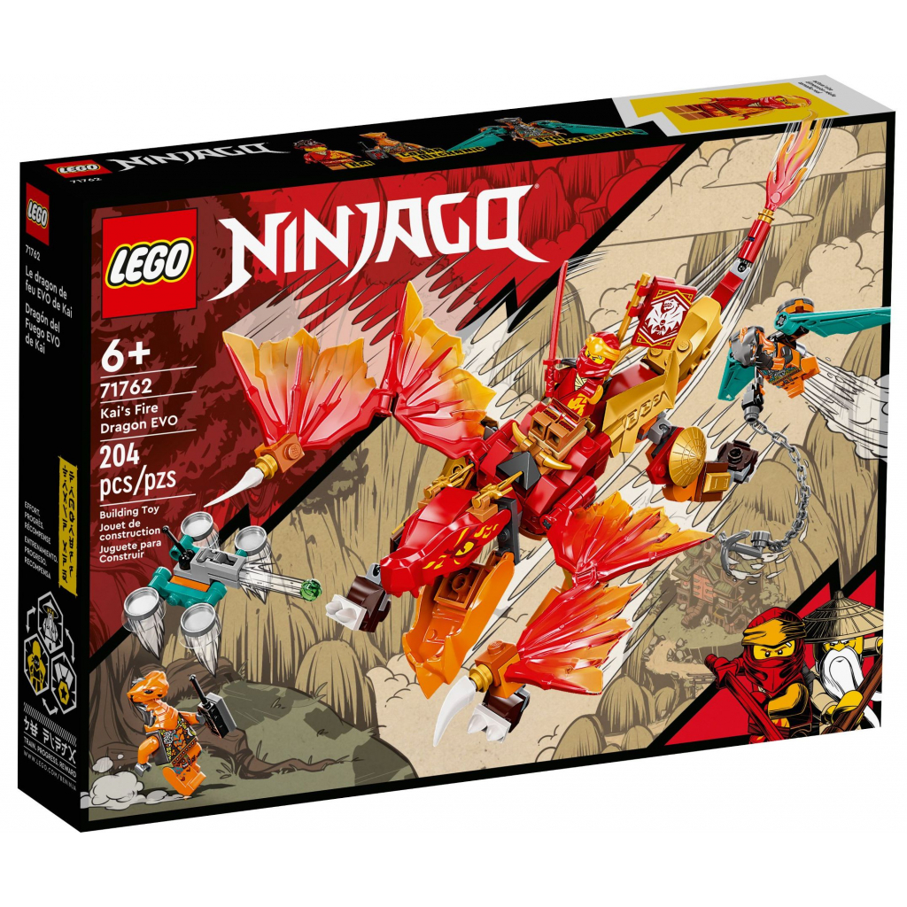 Конструктор LEGO Ninjago Вогненний дракон ЕВО Кая 204 деталі (71762) - зображення 1