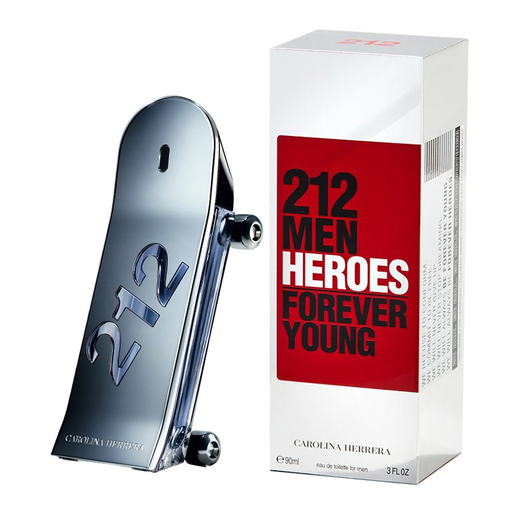 Туалетна вода Carolina Herrera 212 Men Heroes Forever Young 90 мл (8411061972656) - зображення 2