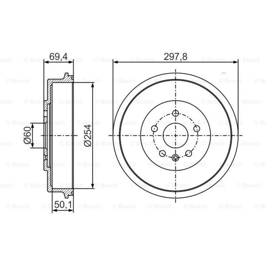 Гальмівний барабан Bosch 0 986 477 302 - изображение 5