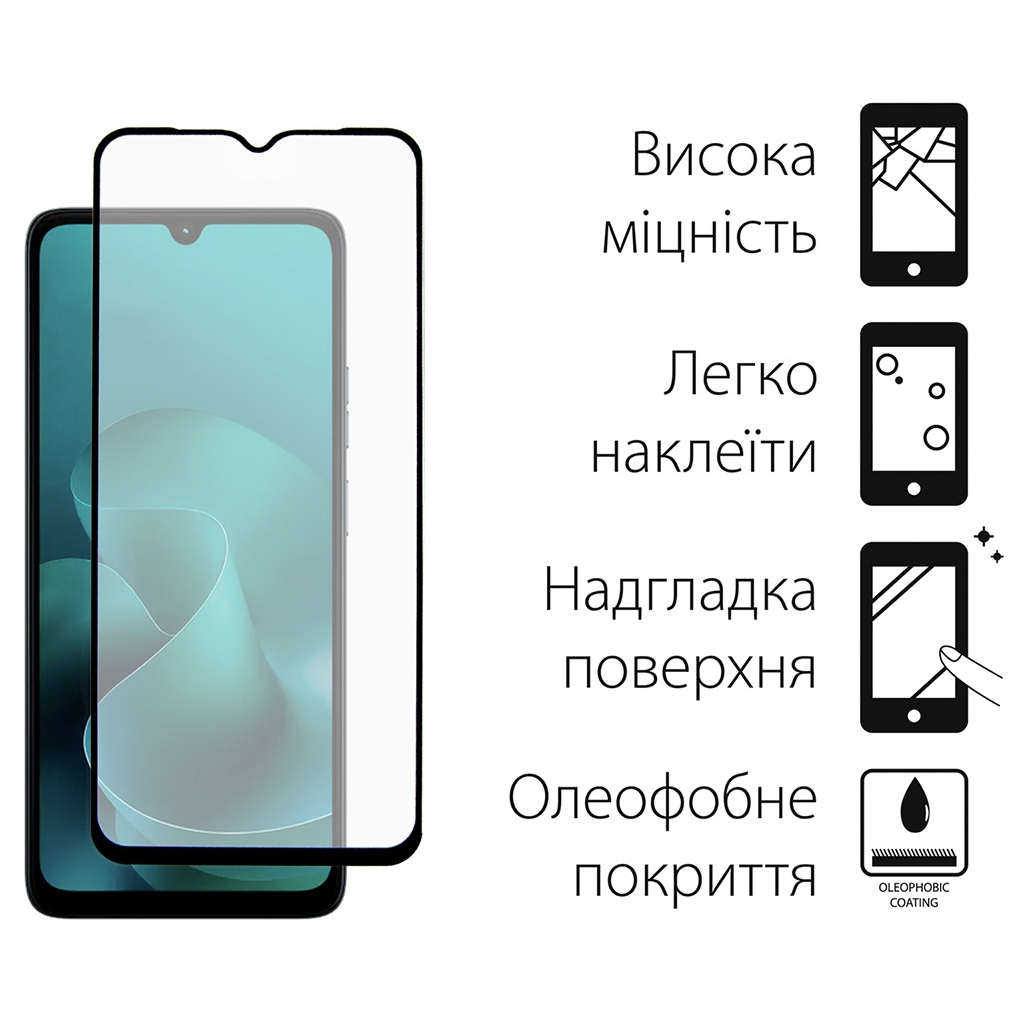 Чохол до мобільного телефона Dengos Motorola G06 Soft+glass Green (DG-KM-180) - зображення 3