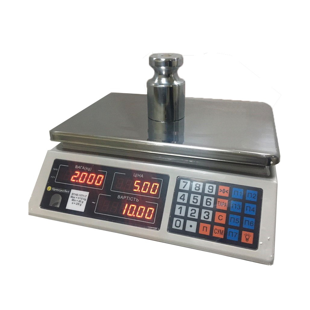 Ваги КЗВО ВТНЕ-15Т1-8 RS (KZVO-00159) - зображення 1