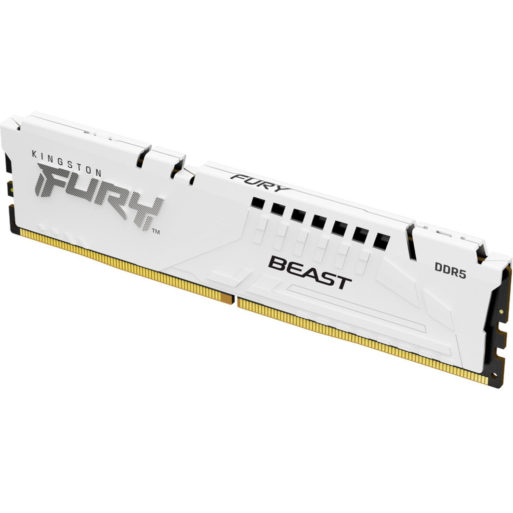 Модуль пам'яті для комп'ютера DDR5 32GB 5600 MHz Beast White Kingston Fury (ex.HyperX) (KF556C36BWE-32) - зображення 3