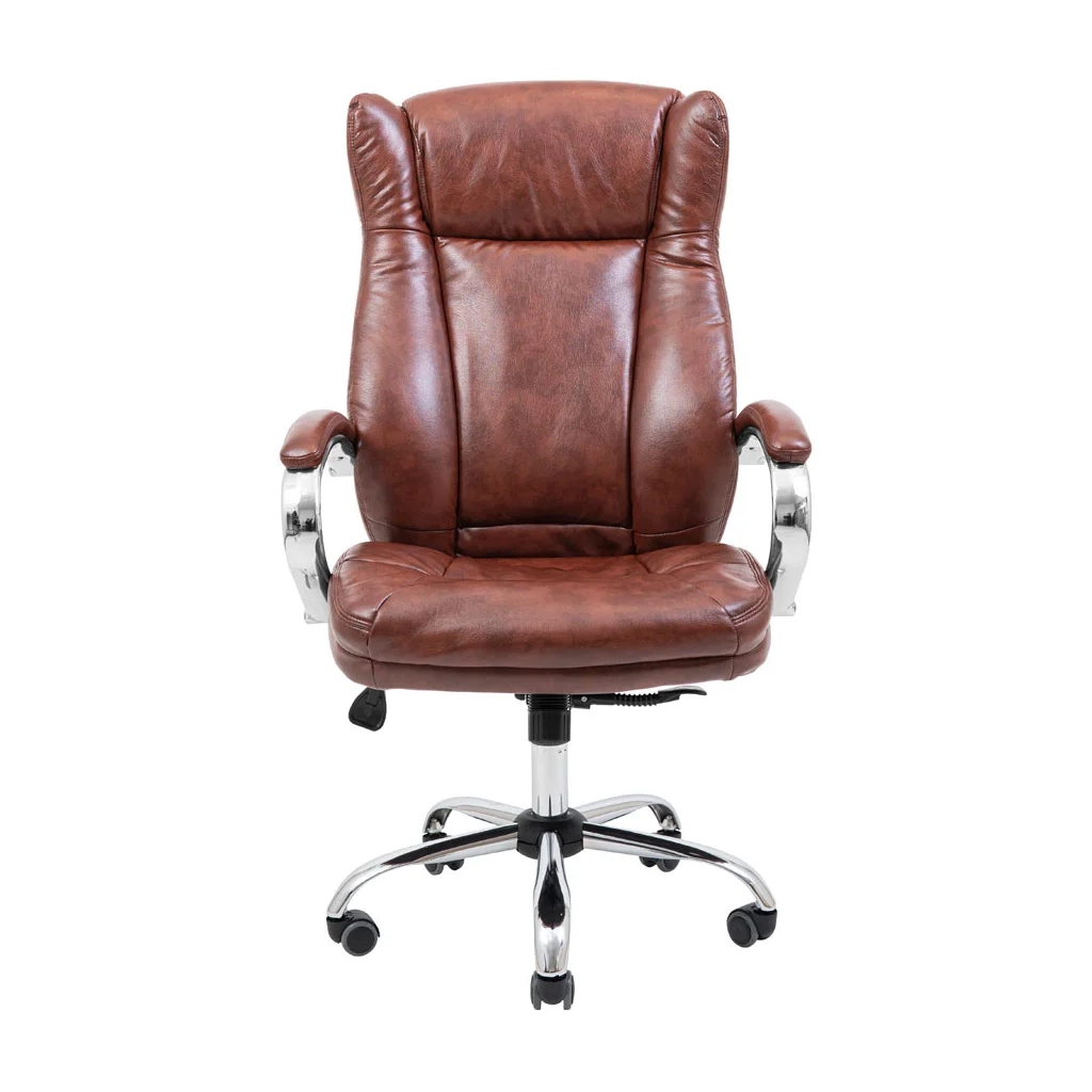 Офісне крісло Richman Сенатор Хром М-2 (Anyfix) Коричневе (IM0000019) - зображення 2