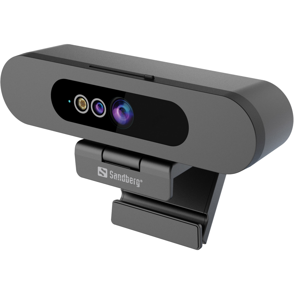 Веб-камера Sandberg Face-ID 2 HD 1080p Windows Hello USB-C/USB2.0 Black (134-40) - зображення 2
