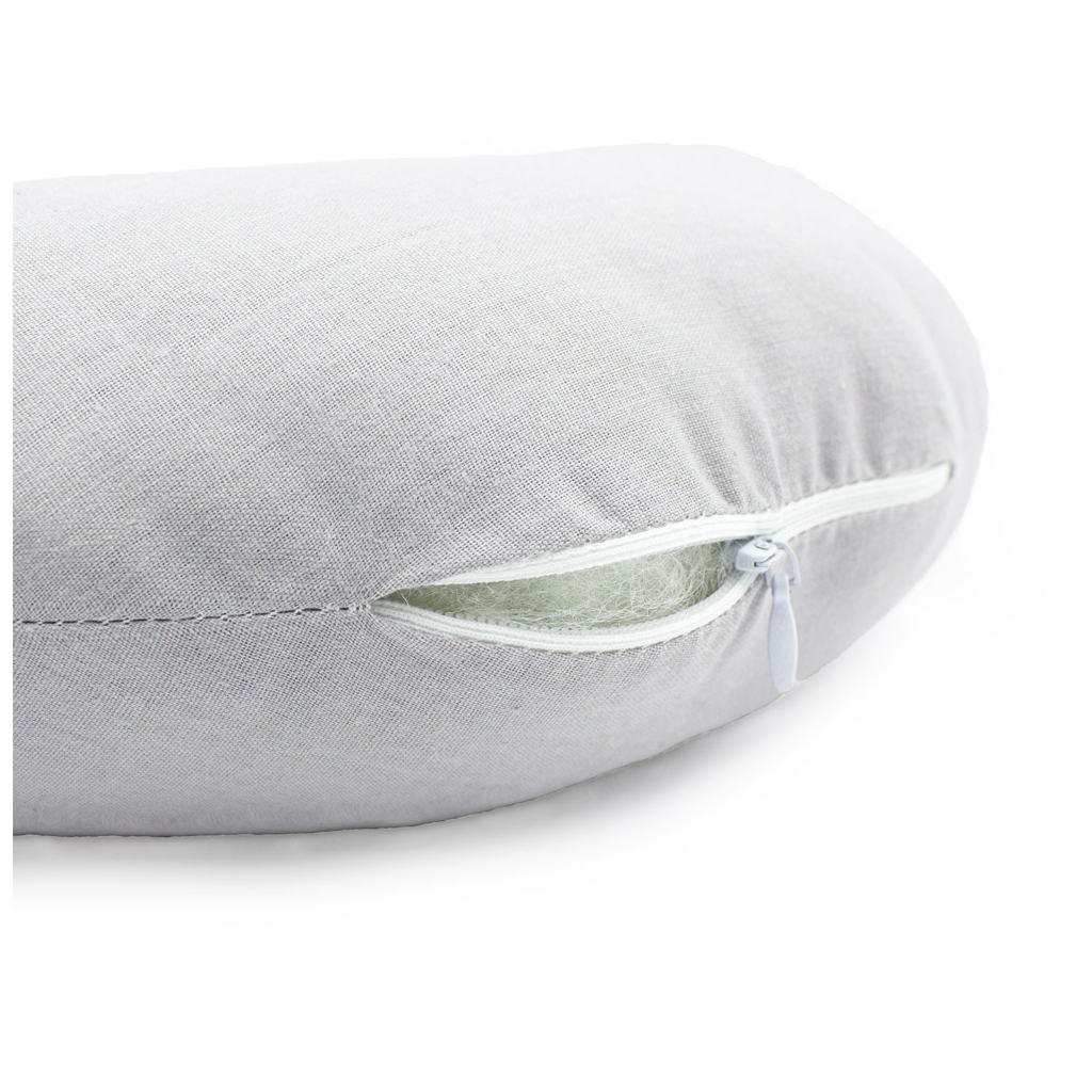 Подушка MirSon для подорожей №8754 Naturale Line 16-5703 Light Gray 100% Memory (2200006348399) - зображення 2