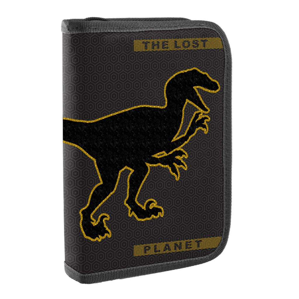 Пенал Yes Dino твердий одинарний з двома клапанами (532876) - зображення 1