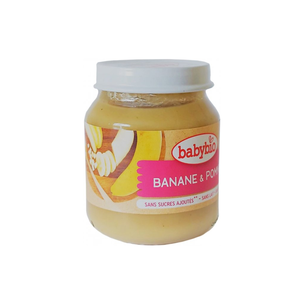 Дитяче пюре BabyBio органічне яблука та банану 130 г (3288131500775) - зображення 2