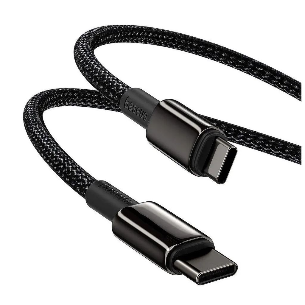 Дата кабель USB-C to USB-C 1.0m 100W black Baseus (CATWJ-01) - зображення 5