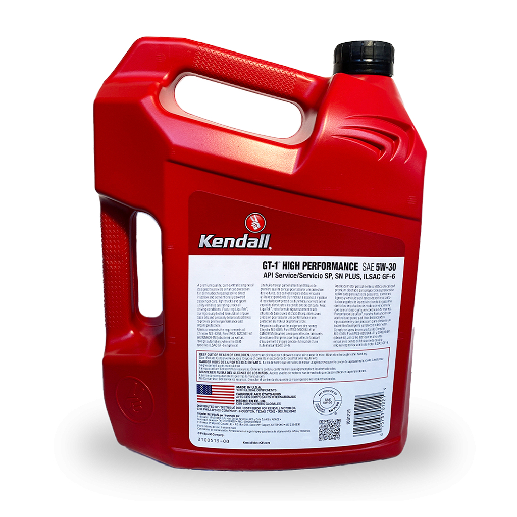 Моторна олива Kendall GT-1 High Performance 5W30 3,78 л - зображення 2