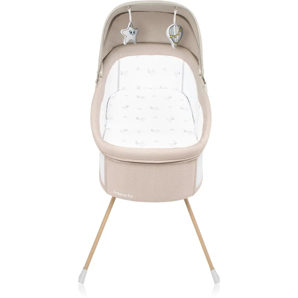 Ліжечко Lionelo приставна Malin Evo BEIGE NATURAL (LO-MALIN EVO BEIGE NATURAL) - зображення 2