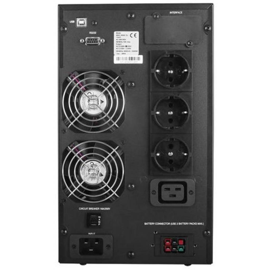 Пристрій безперебійного живлення Powercom MAC-3K Schuko - зображення 2