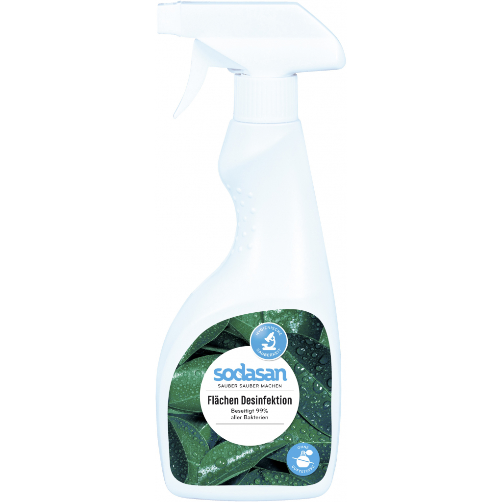 Спрей для чищення ванн Sodasan органічний антибактеріальний 500 мл (4019886019200) - зображення 1
