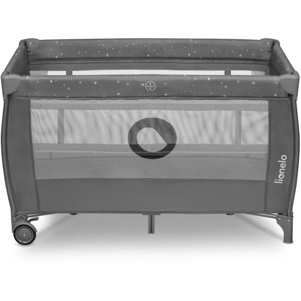 Дитячий манеж Lionelo Stefi Plus Grey Multicolor (LO-STEFI PLUS GREY MULTICOLOR) - зображення 2