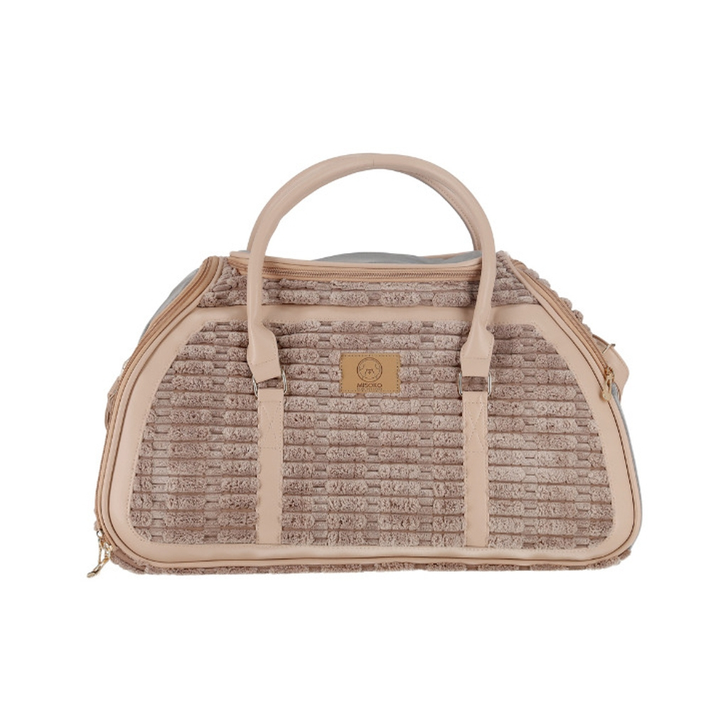 Переноска для тварин MISOKO&CO 51.5x25.5x27 см світло-коричнева (YIWUMSK70161) - изображение 1
