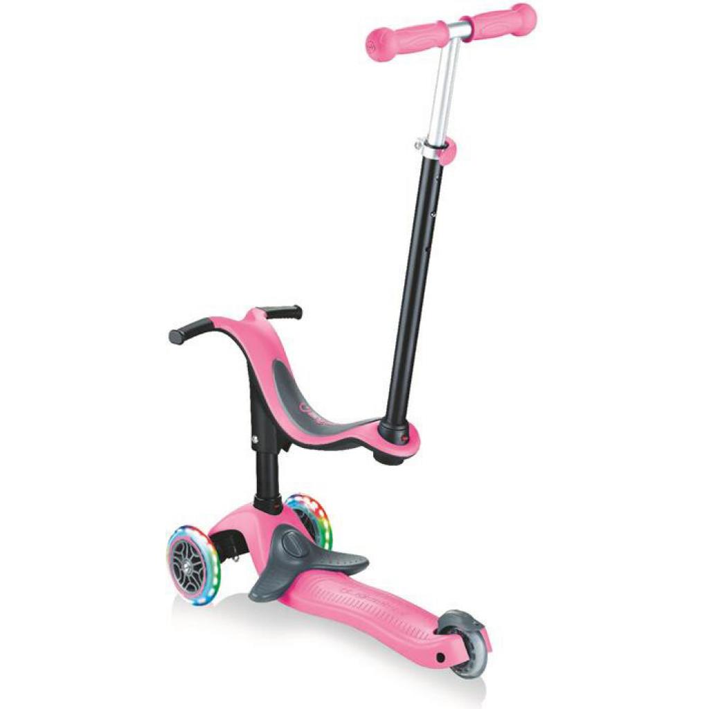 Самокат Globber Go up sporty plus lights 5 в 1 рожевий з підсвічуванням (642-110) - зображення 3